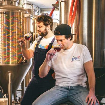 Antoine et Cyprien de la brasserie Fauve Craft Bière