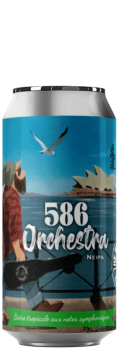 Canette de bière 586 orchestra neipa Brasserie Piggy Brewing