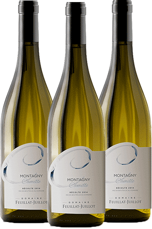 Bouteilles de vin Montagny Cuvée Camille du Domaine Feuillat-Juillot