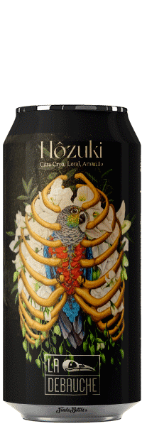 Canette de Bière HOZUKI IPA de la brasserie La Débauche