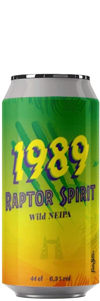 Canette de bière Raptor Spirit Neipa Brasserie 1989 Brewing