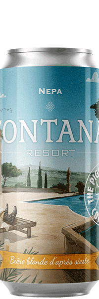 Canette de bière Fontana Resort NEPA Piggy Brewing Company