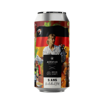 Canette de bière deutschland ipa anniversaire brasserie aerofab
