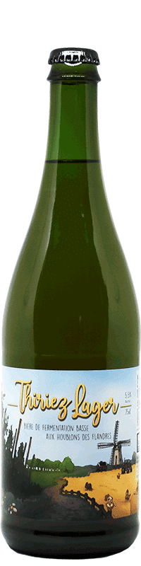 Bière artisanale Lager houblons des Flandres brasserie Thiriez