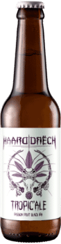 Biere artisanale tropicale black ipa brasserie Haarddrech