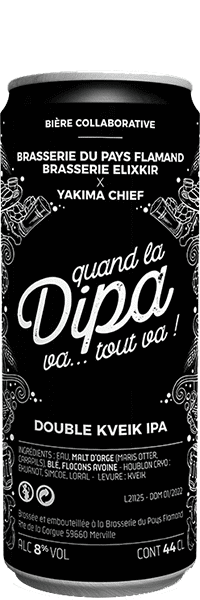 Bière Artisanale DIPA KVEIK DOUBLE IPA Brasserie Elixkir