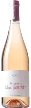 Bouteille de vins Côtes du Roussillon Rouge Petit modamour Rosé du Domaine Modat