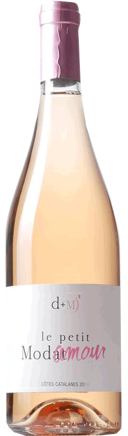 Bouteille de vins Côtes du Roussillon Rouge Petit modamour Rosé du Domaine Modat