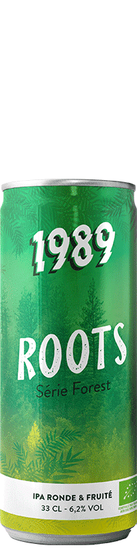 Canette de bière Roots IPA Bio Brasserie 1989 Brewing