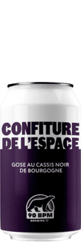 Bière confiture de l'espace gose cassis brasserie 90 BPM