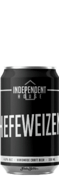 Canette de bière Hefeweizen Brasserie Independent House