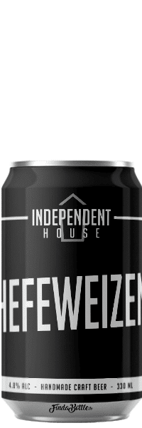 Canette de bière Hefeweizen Brasserie Independent House