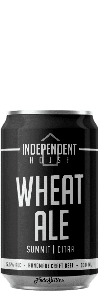 Canette de bière Wheat Ale Brasserie Independent House