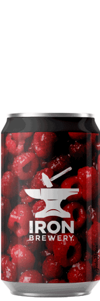 Canette de bière Imperial Sour Framboise Vanille Brasserie Iron
