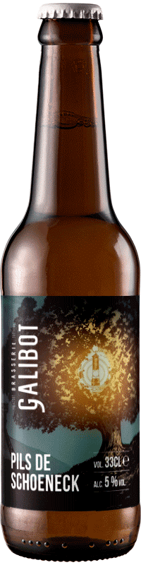 bouteilles de bière pils de schoeneckbrasserie galibot