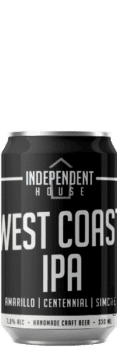 Canette de bière West Coast Brasserie Independent House