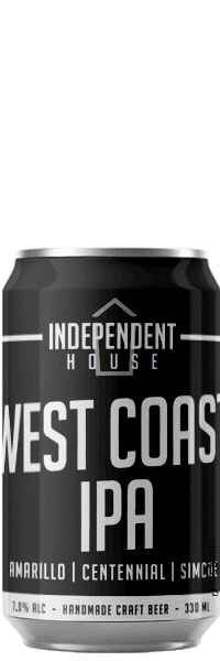 Canette de bière West Coast Brasserie Independent House