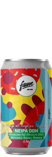 Je plonge e je nage en plein azur neipa ddh fauve craft biere