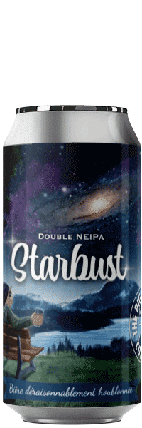 Canette de bière Starburst Double Neipa Piggy Brewing Company