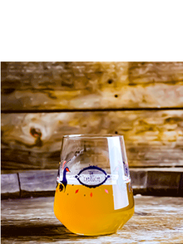 Verre Paon brasserie La Débauche