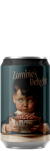 Canette de bière Zomies Delight de la brasserie La Débauche