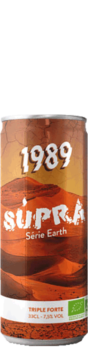 Canette de bière triple supra Brasserie 1989 Brewing