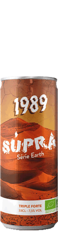 Canette de bière triple supra Brasserie 1989 Brewing