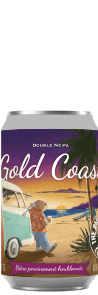 Gold Coast canette 33cl brasserie the piggy brewing company
