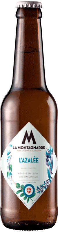 biere artisanale l'azalée brasserie la montagnarde bouteille 33cl