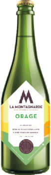 orage bière artisanele brasserie la montagnarde bouteille 75cl