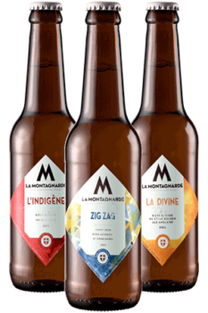 coffret bouteilles 33cl brasserie la montagnarde bières artisanales