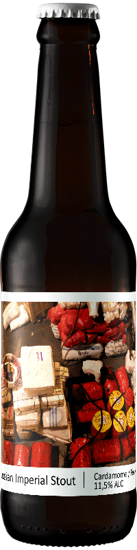 Russian imperial stout Cardamome / Fève De Tonka brasserie popihn
