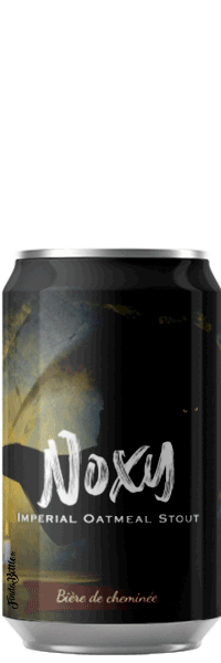 Canette de bière Noxy Oatlmeal Imperial Stout Brasserie Piggy Brewing Company