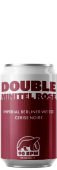 Double minitel rose imperial berliner weisse brasserie 90 bpm