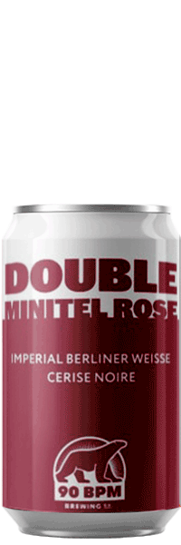 Double minitel rose imperial berliner weisse brasserie 90 bpm