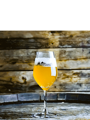 Verre à pied Brasserie La Montagnarde