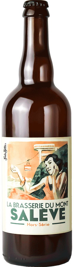 Bouteille de bière artisanale brasserie du Mont Saleve