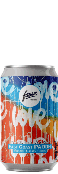 tout le reste n'est rien east coast ipa canette brasserie Fauve