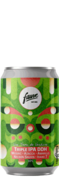 un trou de verdure triple ipa ddh canette brasserie Fauve