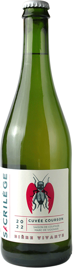 bouteille bière artisanale courson saison de coupage viognier brasserie Sacrilège
