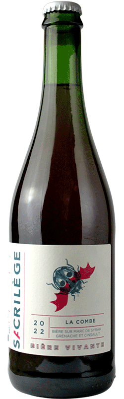 bouteille bière artisanale LA COMBE BIERE MARC SYRAH brasserie Sacrilège