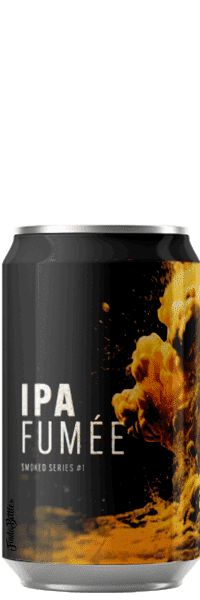 Canette de bière ipa fumee Brasserie Piggy Brewing Company