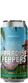 Canette de bière Paradise Pepper pale ale Brasserie Piggy Brewing Company