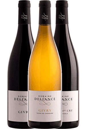 Coffret de vins du Domaine Deliance en Bourgogne