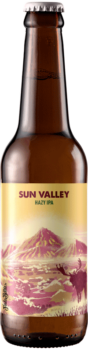 Bouteille de bière artisanale Sun Valley Hazy IPA Brasserie Hoppy Road