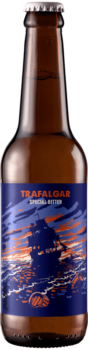 Bouteille de bière artisanale trafalgar special bitter Brasserie Hoppy Road