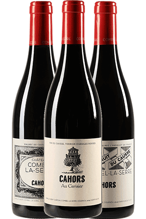 Bouteilles de vin du coffret Découverte du Château Combel-la-Serre