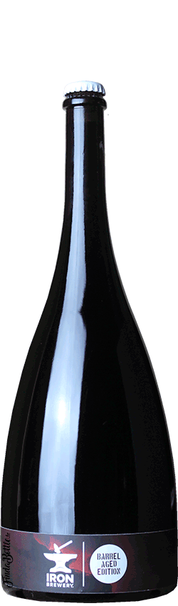 Magnum de bière artisanale imperial stout griottes barrel aged vin rouge Brasserie Iron