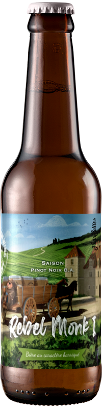 Rebel Monk Saison B.A Pinot Noir Brasserie The Piggy Brewing Company