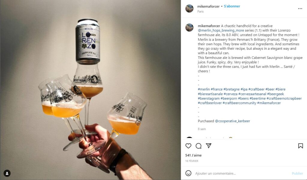 mikemaforcer compte instagram biere artisanale